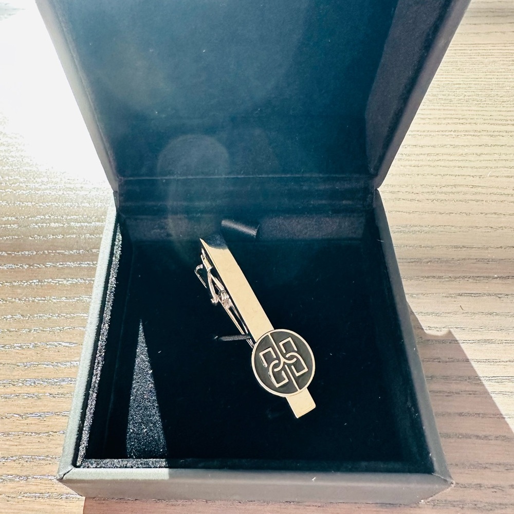 Bolvaint Bellamy Silver Toned Tie Bar